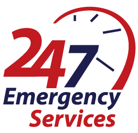 24/7 emergency services logo